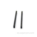 Conector hembra de 1,27 mm de una sola fila recto 22P